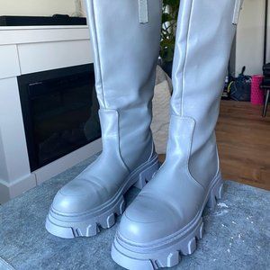 Public Desire Knee High Chunky Boots